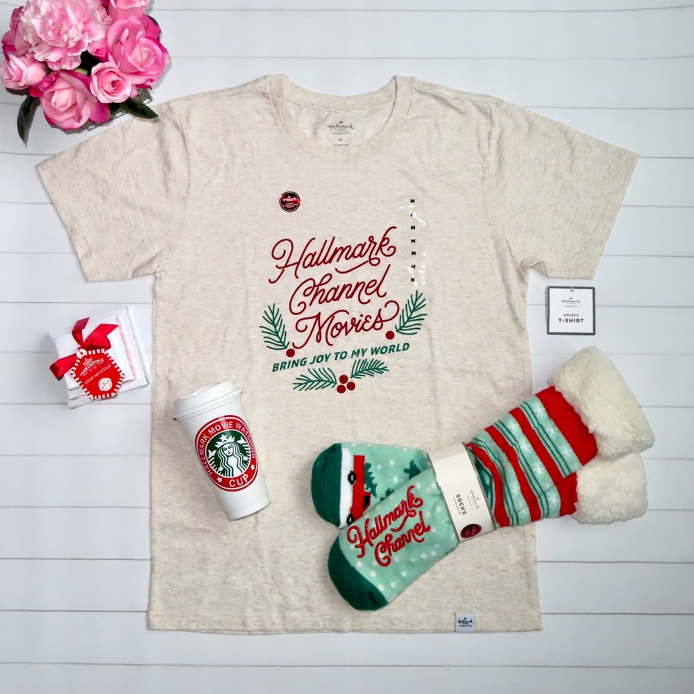 Hallmark | Set of 4 Hallmark Channel Tee & Bundle